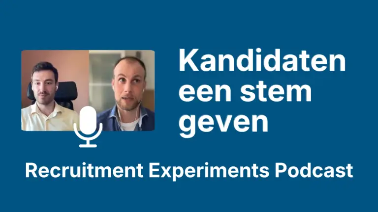 Kandidaten een stem geven in jouw CRO proces voor recruitment