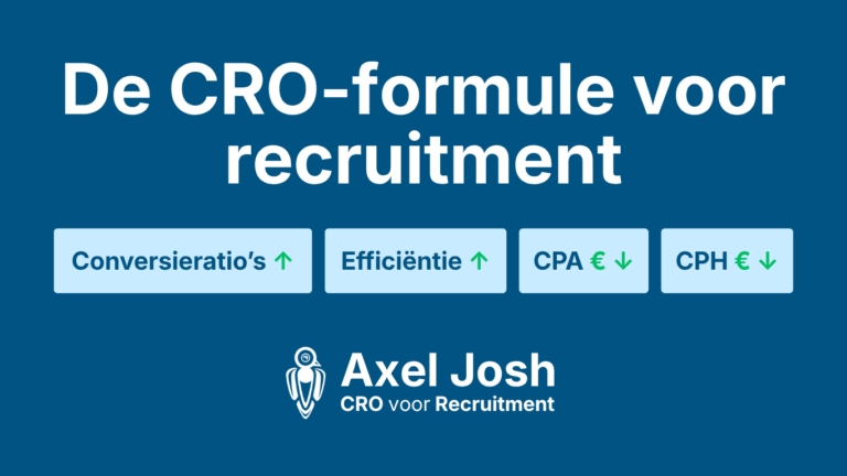 De cro-formule voor recruitment