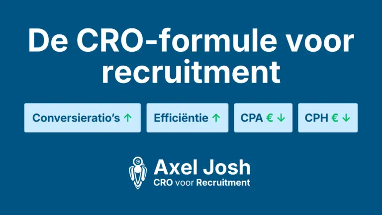 De cro-formule voor recruitment