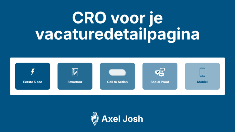 5 tips voor CRO voor je vacaturedetailpagina