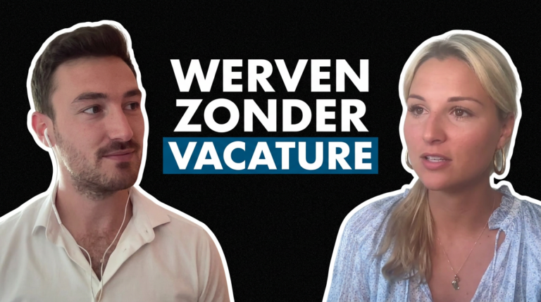Amy en Axel hebben het over werven zonder vacature