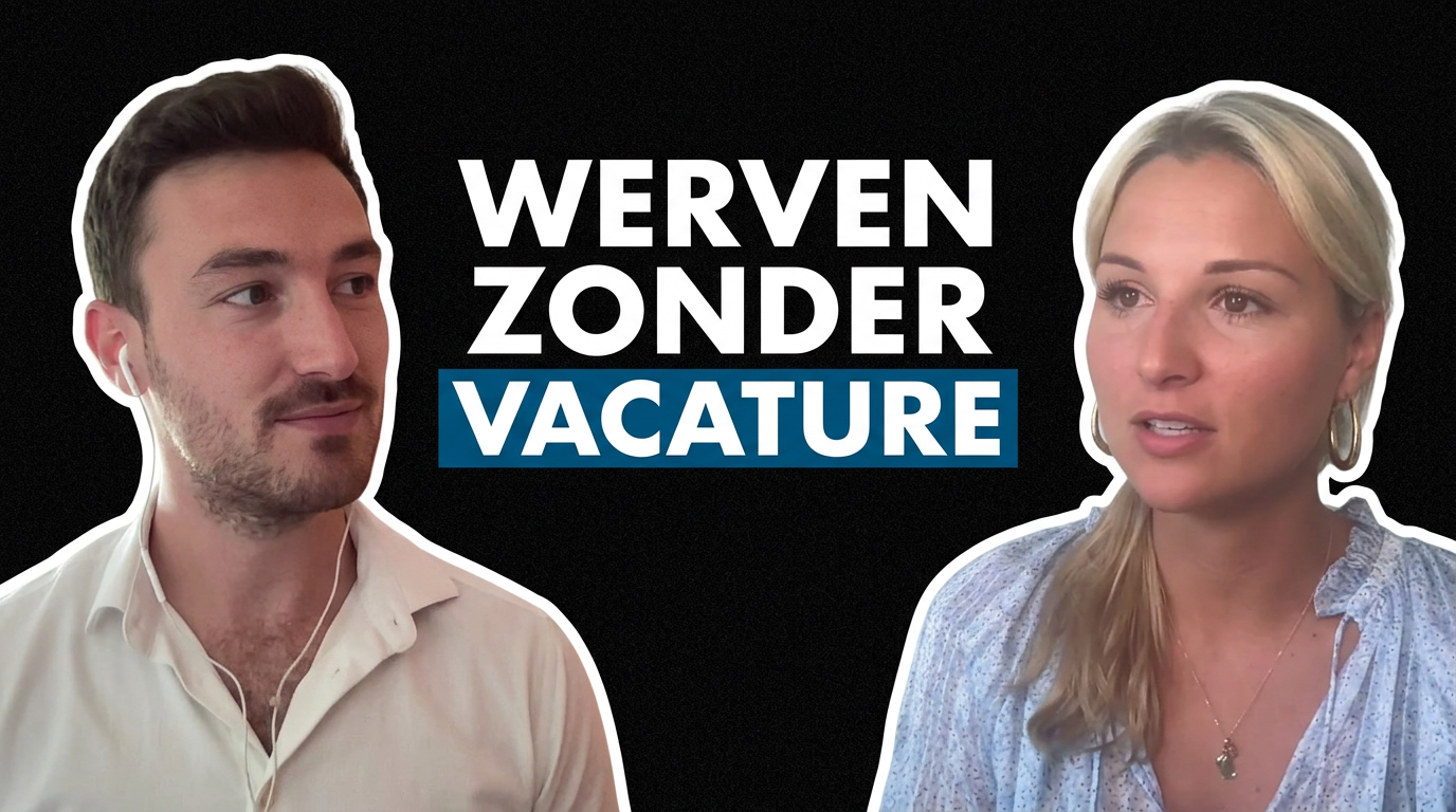 Amy en Axel hebben het over werven zonder vacature