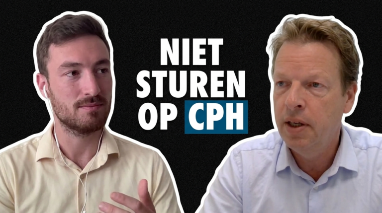 Niet sturen op CPH zegt Geert Jan Waasdorp