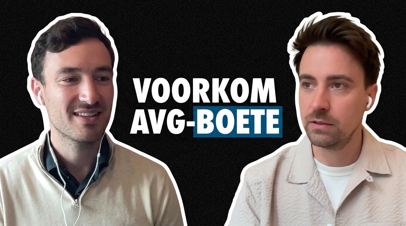 Axel Hommenga en Pim Kitzen in gesprek over de AVG boete